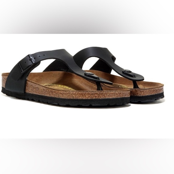 EUC Black Gizeh Footbed Sandal from Birkenstock
Size 38 =W 7, Men’s 5 - Picture 1 of 7